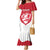 Custom Greenland Football Family Matching Mermaid Dress and Hawaiian Shirt Come On Polar-Bamserne