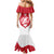 Custom Greenland Football Family Matching Mermaid Dress and Hawaiian Shirt Come On Polar-Bamserne