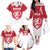 Custom Greenland Football Family Matching Off The Shoulder Long Sleeve Dress and Hawaiian Shirt Come On Polar-Bamserne