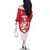 Custom Greenland Football Family Matching Off The Shoulder Long Sleeve Dress and Hawaiian Shirt Come On Polar-Bamserne