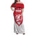 Custom Greenland Football Family Matching Off Shoulder Maxi Dress and Hawaiian Shirt Come On Polar-Bamserne