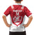 Custom Greenland Football Family Matching Off Shoulder Short Dress and Hawaiian Shirt Come On Polar-Bamserne