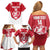 Custom Greenland Football Family Matching Off Shoulder Short Dress and Hawaiian Shirt Come On Polar-Bamserne