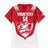Custom Greenland Football Family Matching Off Shoulder Short Dress and Hawaiian Shirt Come On Polar-Bamserne