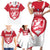Custom Greenland Football Family Matching Short Sleeve Bodycon Dress and Hawaiian Shirt Come On Polar-Bamserne