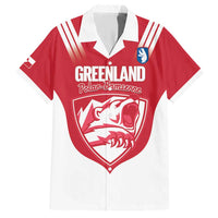 Custom Greenland Football Family Matching Short Sleeve Bodycon Dress and Hawaiian Shirt Come On Polar-Bamserne