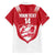 Custom Greenland Football Family Matching Short Sleeve Bodycon Dress and Hawaiian Shirt Come On Polar-Bamserne