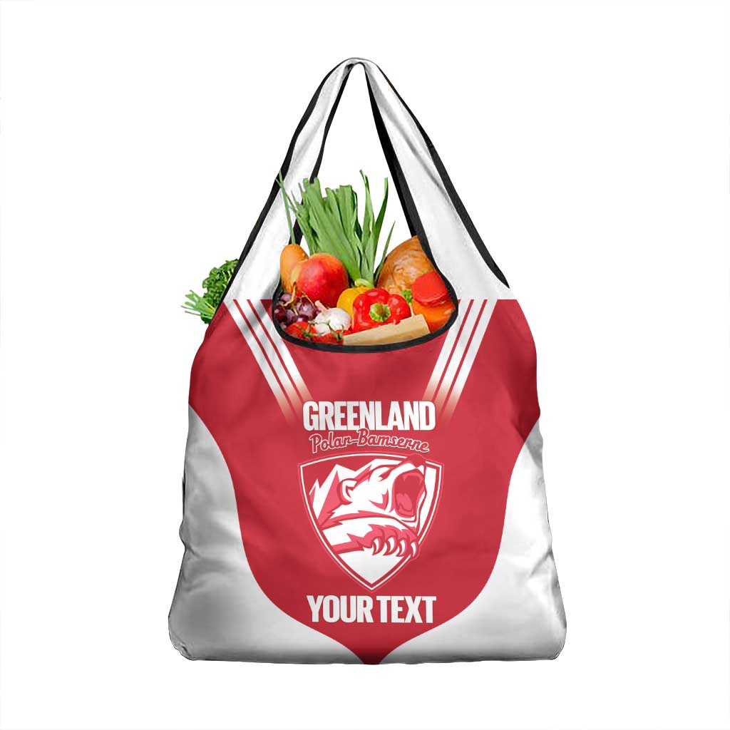 Custom Greenland Football Grocery Bag Come On Polar-Bamserne