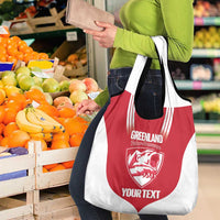 Custom Greenland Football Grocery Bag Come On Polar-Bamserne