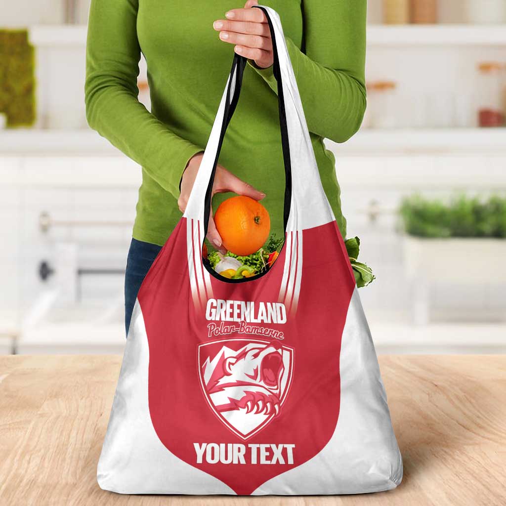 Custom Greenland Football Grocery Bag Come On Polar-Bamserne