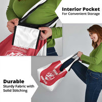 Custom Greenland Football Grocery Bag Come On Polar-Bamserne