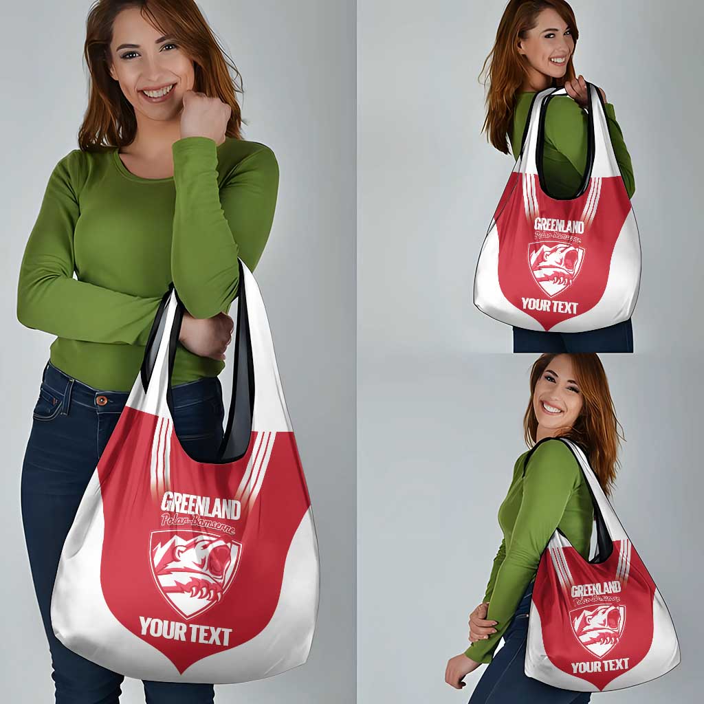 Custom Greenland Football Grocery Bag Come On Polar-Bamserne