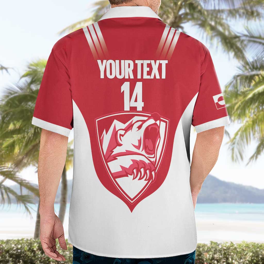 Custom Greenland Football Hawaiian Shirt Come On Polar-Bamserne