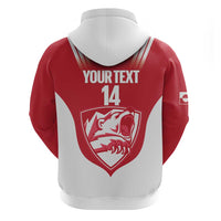 Custom Greenland Football Hoodie Come On Polar-Bamserne