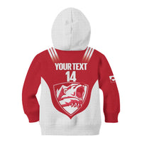 Custom Greenland Football Kid Hoodie Come On Polar-Bamserne
