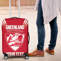 Custom Greenland Football Luggage Cover Come On Polar-Bamserne