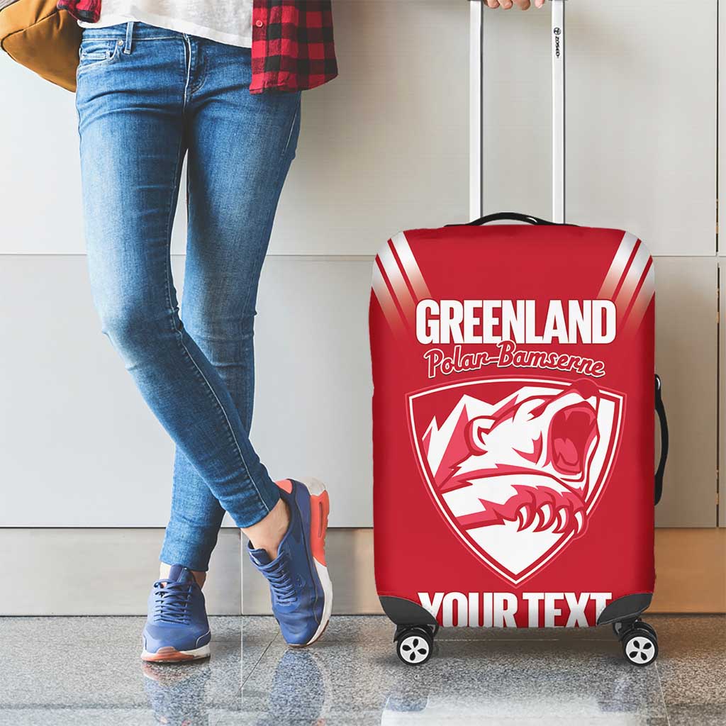 Custom Greenland Football Luggage Cover Come On Polar-Bamserne