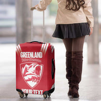 Custom Greenland Football Luggage Cover Come On Polar-Bamserne