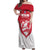 Custom Greenland Football Off Shoulder Maxi Dress Come On Polar-Bamserne