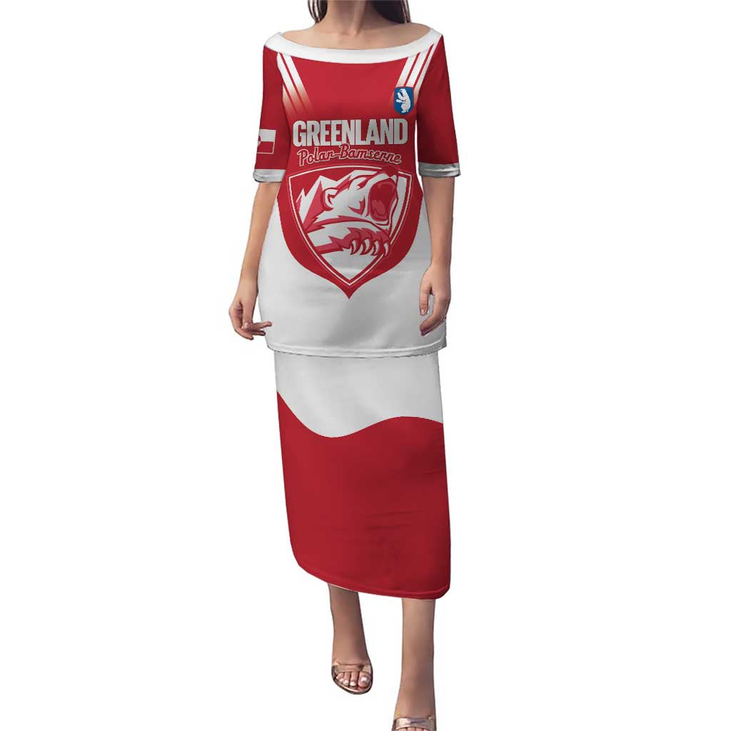 Custom Greenland Football Puletasi Come On Polar-Bamserne