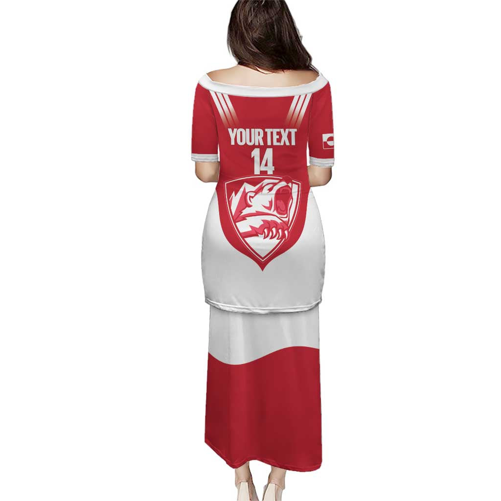 Custom Greenland Football Puletasi Come On Polar-Bamserne