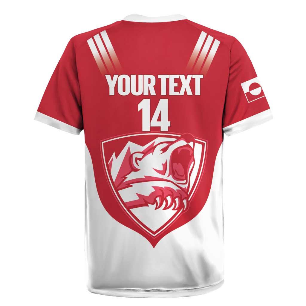 Custom Greenland Football Rugby Jersey Come On Polar-Bamserne