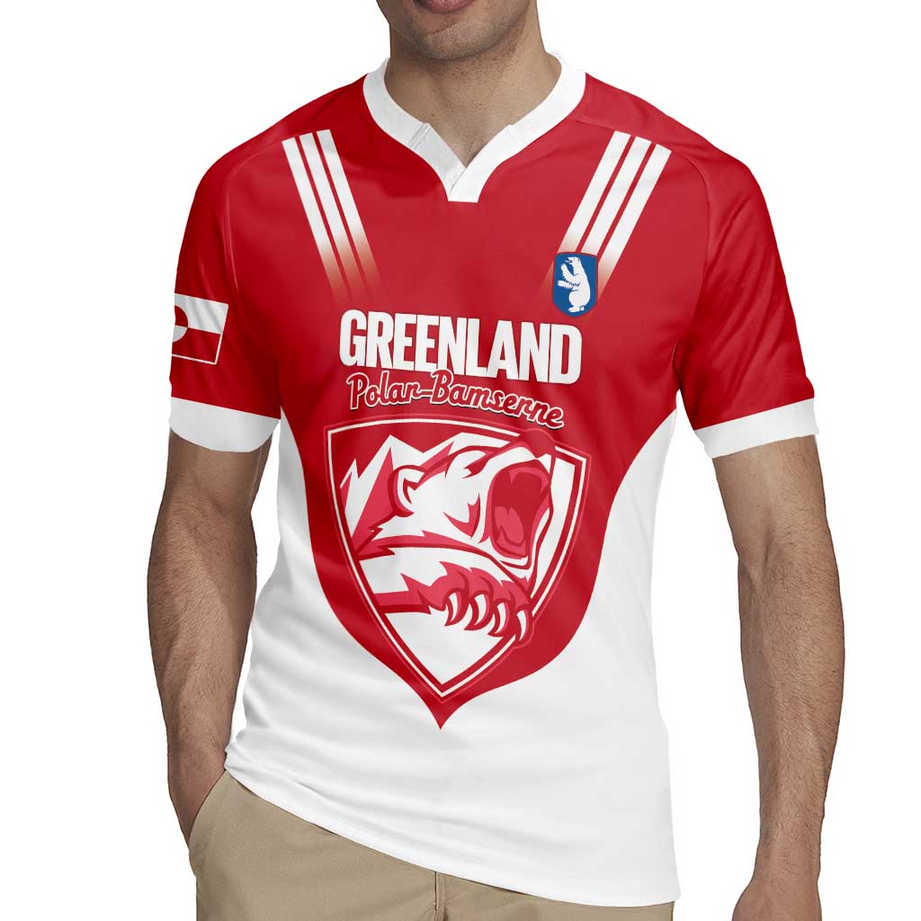 Custom Greenland Football Rugby Jersey Come On Polar-Bamserne