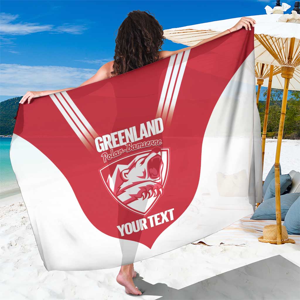 Custom Greenland Football Sarong Come On Polar-Bamserne
