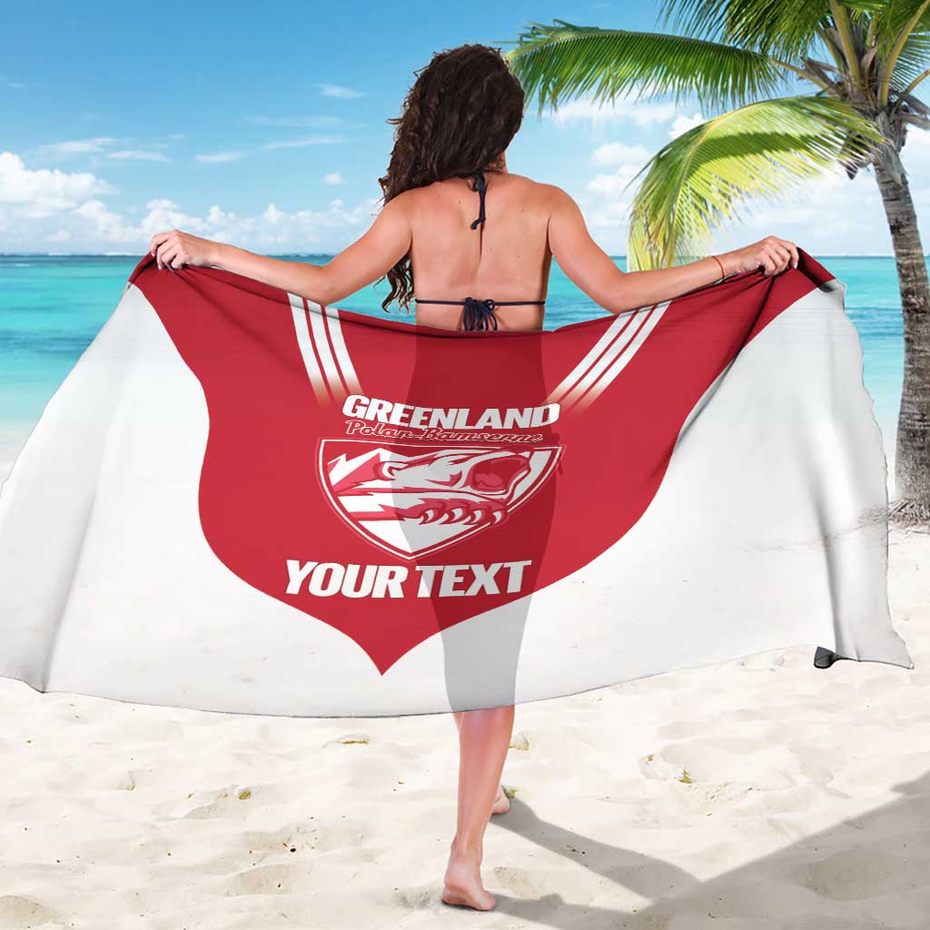 Custom Greenland Football Sarong Come On Polar-Bamserne