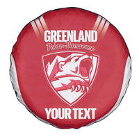 Custom Greenland Football Spare Tire Cover Come On Polar-Bamserne