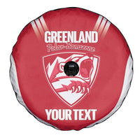 Custom Greenland Football Spare Tire Cover Come On Polar-Bamserne