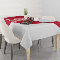 Custom Greenland Football Tablecloth Come On Polar-Bamserne