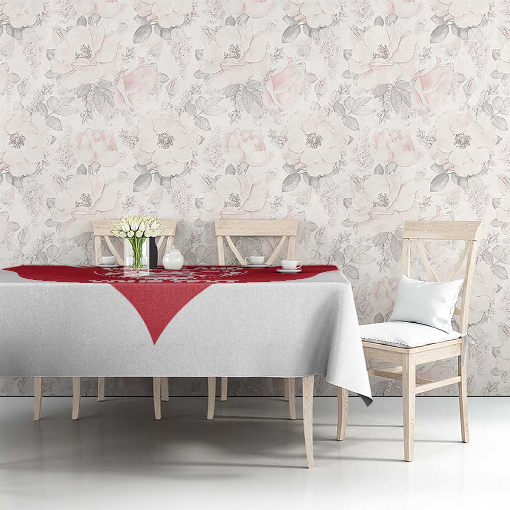 Custom Greenland Football Tablecloth Come On Polar-Bamserne