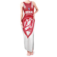 Custom Greenland Football Tank Maxi Dress Come On Polar-Bamserne
