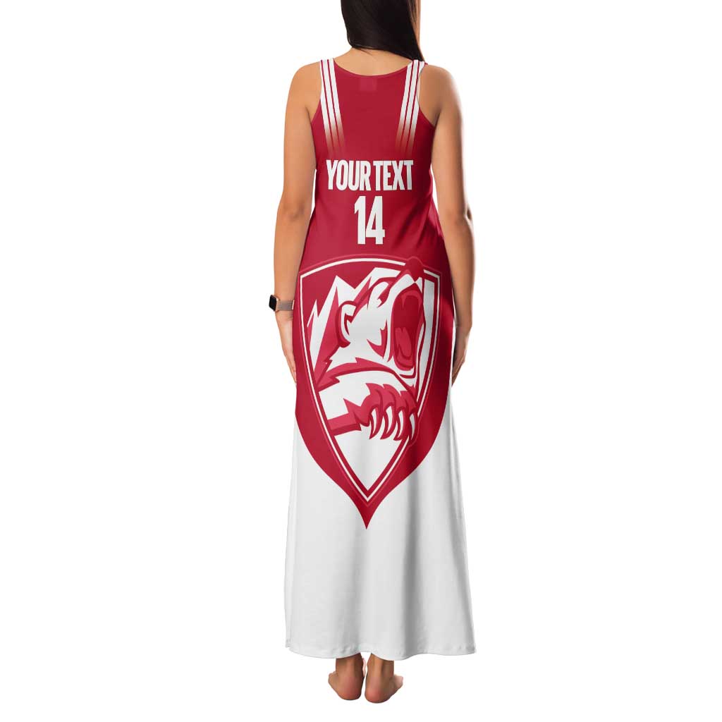Custom Greenland Football Tank Maxi Dress Come On Polar-Bamserne