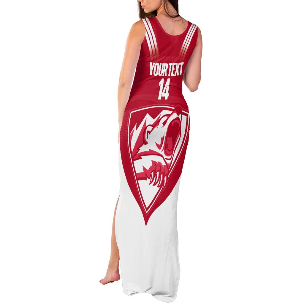 Custom Greenland Football Tank Maxi Dress Come On Polar-Bamserne
