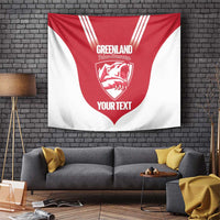 Custom Greenland Football Tapestry Come On Polar-Bamserne