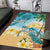 Cayman Islands Area Rug Sea Turtle Plumeria Tropical Vibes