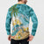 Cayman Islands Button Sweatshirt Sea Turtle Plumeria Tropical Vibes