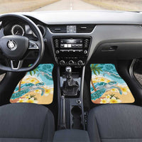 Cayman Islands Car Mats Sea Turtle Plumeria Tropical Vibes