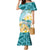 Cayman Islands Family Matching Mermaid Dress and Hawaiian Shirt Sea Turtle Plumeria Tropical Vibes