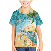 Cayman Islands Family Matching Mermaid Dress and Hawaiian Shirt Sea Turtle Plumeria Tropical Vibes