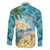 Cayman Islands Family Matching Off Shoulder Short Dress and Hawaiian Shirt Sea Turtle Plumeria Tropical Vibes