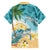 Cayman Islands Family Matching Summer Maxi Dress and Hawaiian Shirt Sea Turtle Plumeria Tropical Vibes