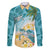 Cayman Islands Family Matching Summer Maxi Dress and Hawaiian Shirt Sea Turtle Plumeria Tropical Vibes