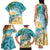 Cayman Islands Family Matching Tank Maxi Dress and Hawaiian Shirt Sea Turtle Plumeria Tropical Vibes