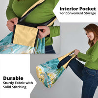 Cayman Islands Grocery Bag Sea Turtle Plumeria Tropical Vibes