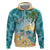 Cayman Islands Hoodie Sea Turtle Plumeria Tropical Vibes