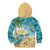 Cayman Islands Kid Hoodie Sea Turtle Plumeria Tropical Vibes