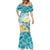 Cayman Islands Mermaid Dress Sea Turtle Plumeria Tropical Vibes